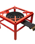 4 Ring High Pressure LPG Gas Burner – Heavy Duty Outdoor Cooker