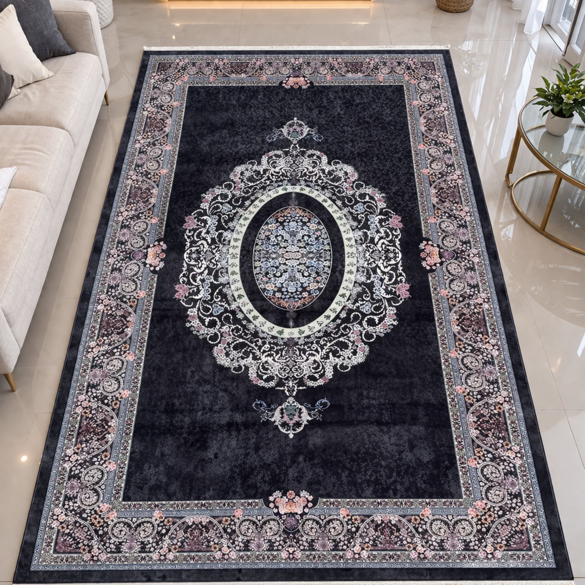 Persian Style Carpet 160cm x 230cm – Gem Stop