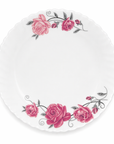 Pink reflective Floral 6 Piece Dinner Set