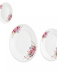 Rose Floral 7 Piece Dinner Set