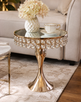 Luxury Gold Crystal Cake Table