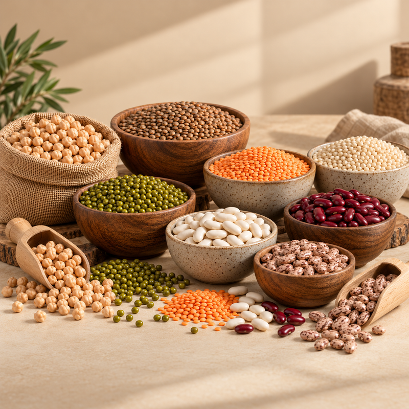 Beans, Lentils & Pulses
