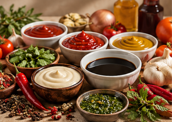 Sauces, Vinegars & Condiments