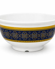 Royal Blue Gold Melamine Dinner Set – 3 Piece
