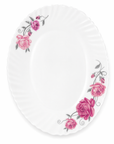 Pink reflective Floral 6 Piece Dinner Set