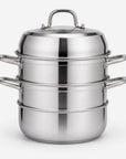 26CM Stainless Steel 3 Layer Steamer Pot