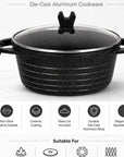 MGC Non-Stick Die-Cast Aluminum Pot Set
