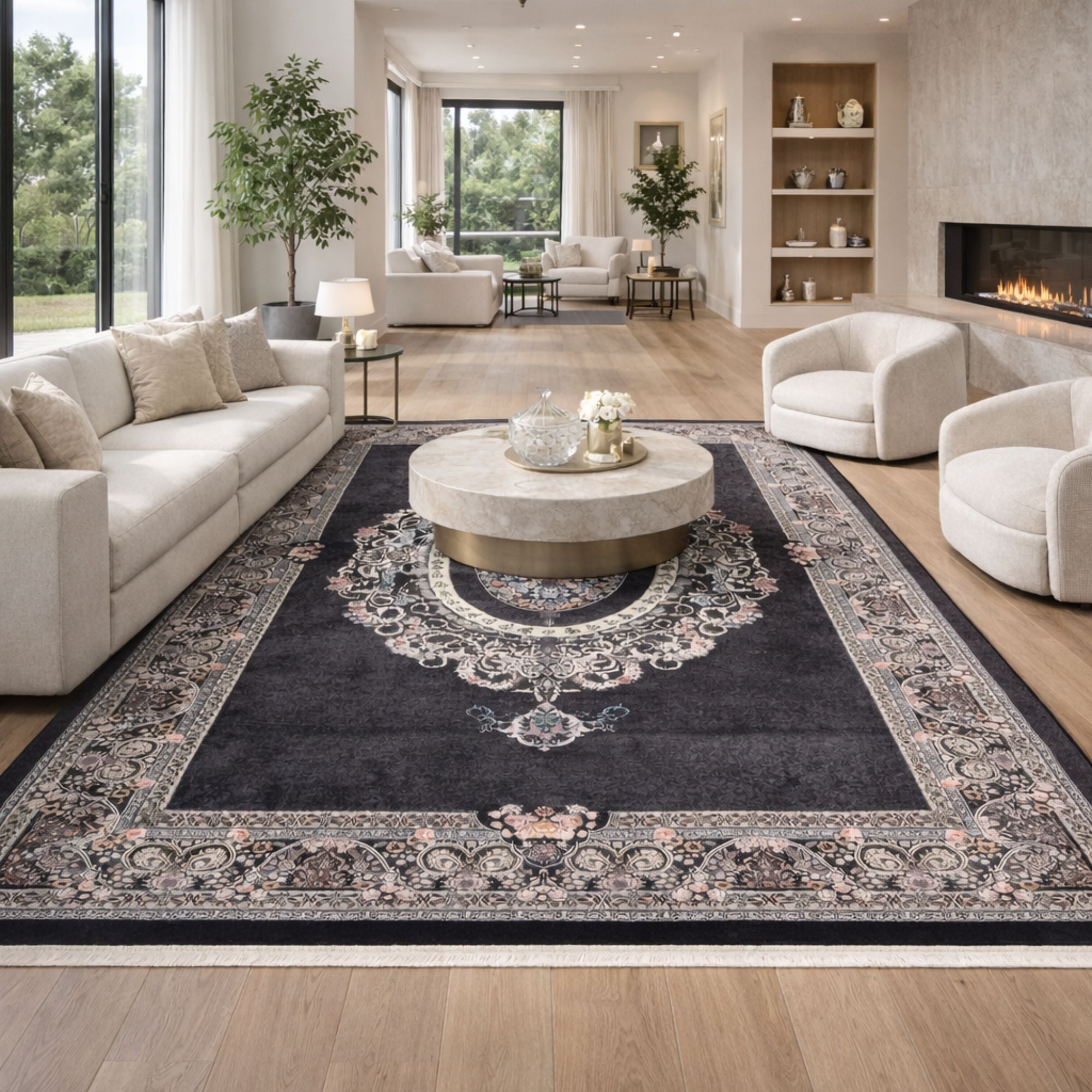 Persian Style Carpet 160cm x 230cm – Gem Stop