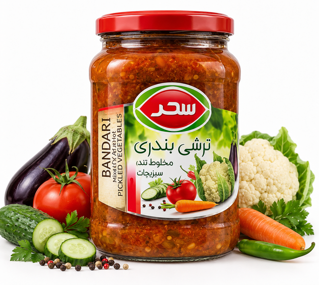 Sahar Bandari Pickled Vegetables — 640g