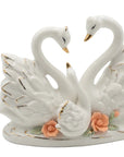 Elegant Ceramic Swan Ornament