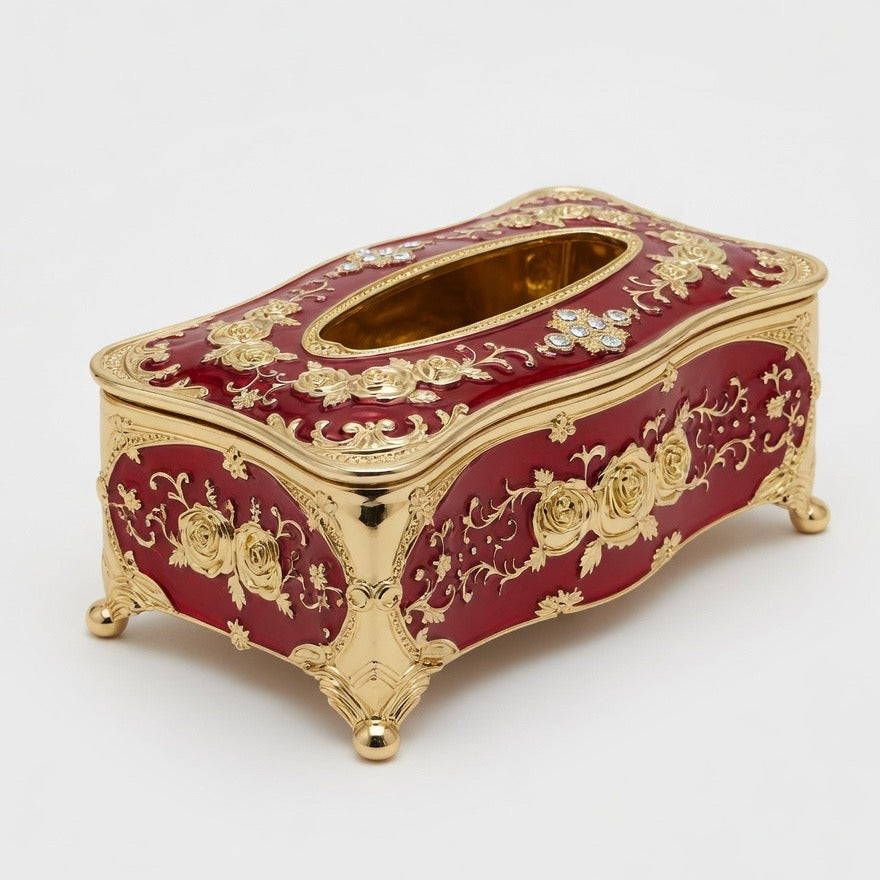 European Style Tissue Box – Elegant Decorative Cover