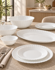 Acropal White Dinnerware Collection – Individual Pieces or Complete Set