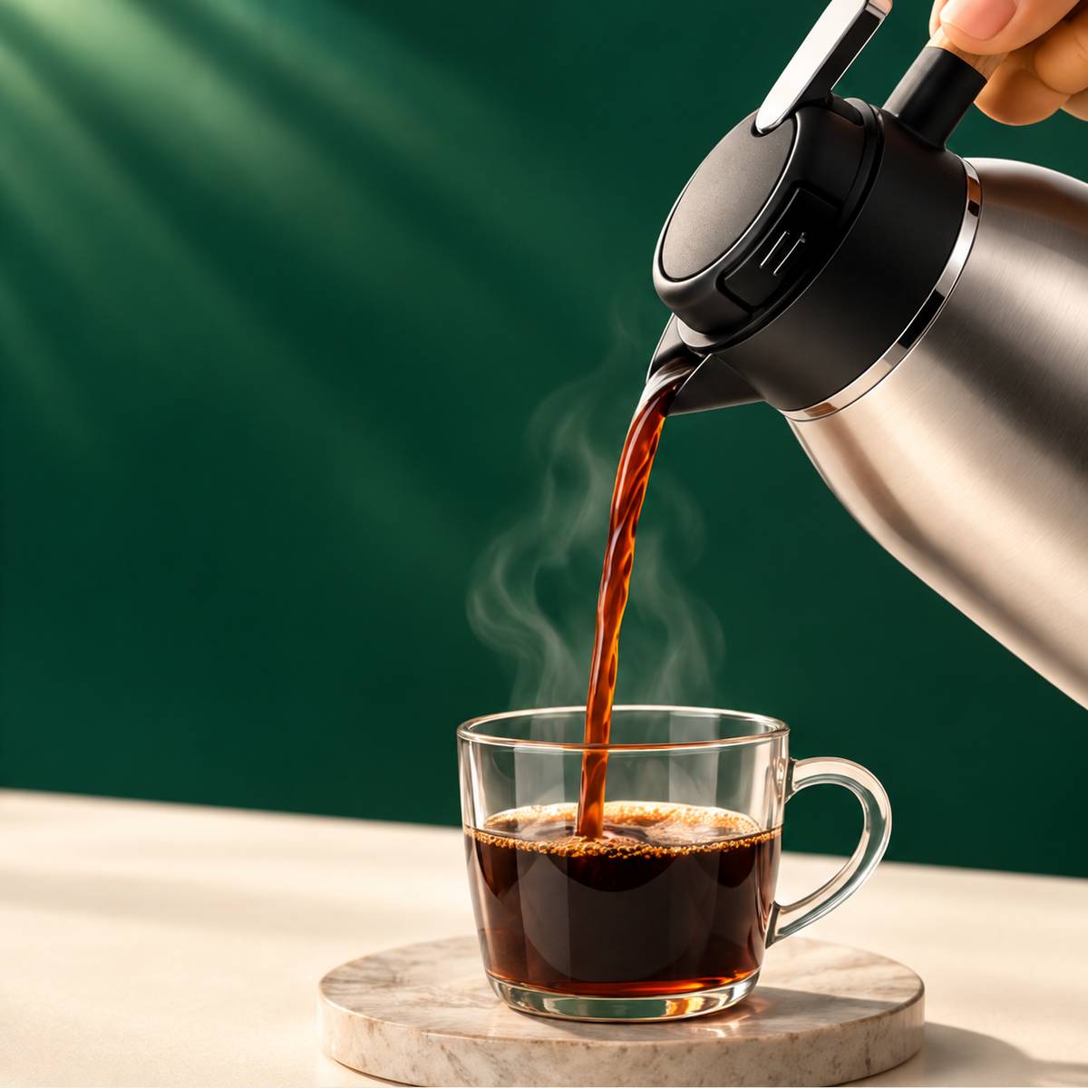 1.5L Inner Glass Thermos Flask – Easy Pour